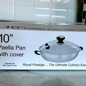 NIB Royal Prestige Paella Pan with Lid